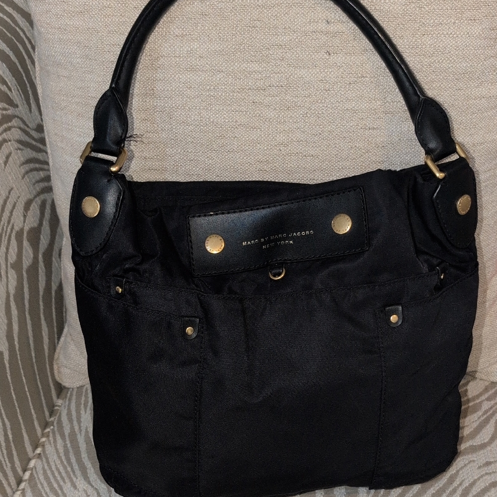 Marc By Marc Jacobs Nylon Black Shoulder Bag